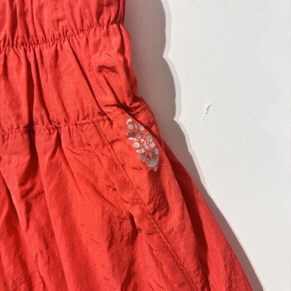 Free People FP Movement Shorts Women's Coral Orang The Way Home Lined Size Small - Picture 5 of 8
